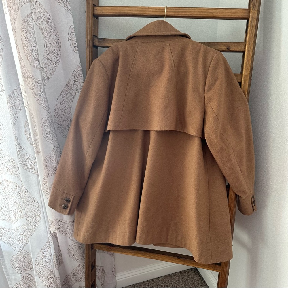 Kristen Blake Camel Pea Coat - Picture 4 of 7